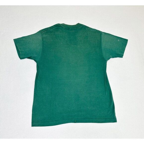 Vintage 1989 MLB Oakland A's Baseball Champions Shirt Green Large Single Stitch - Picture 3 of 13